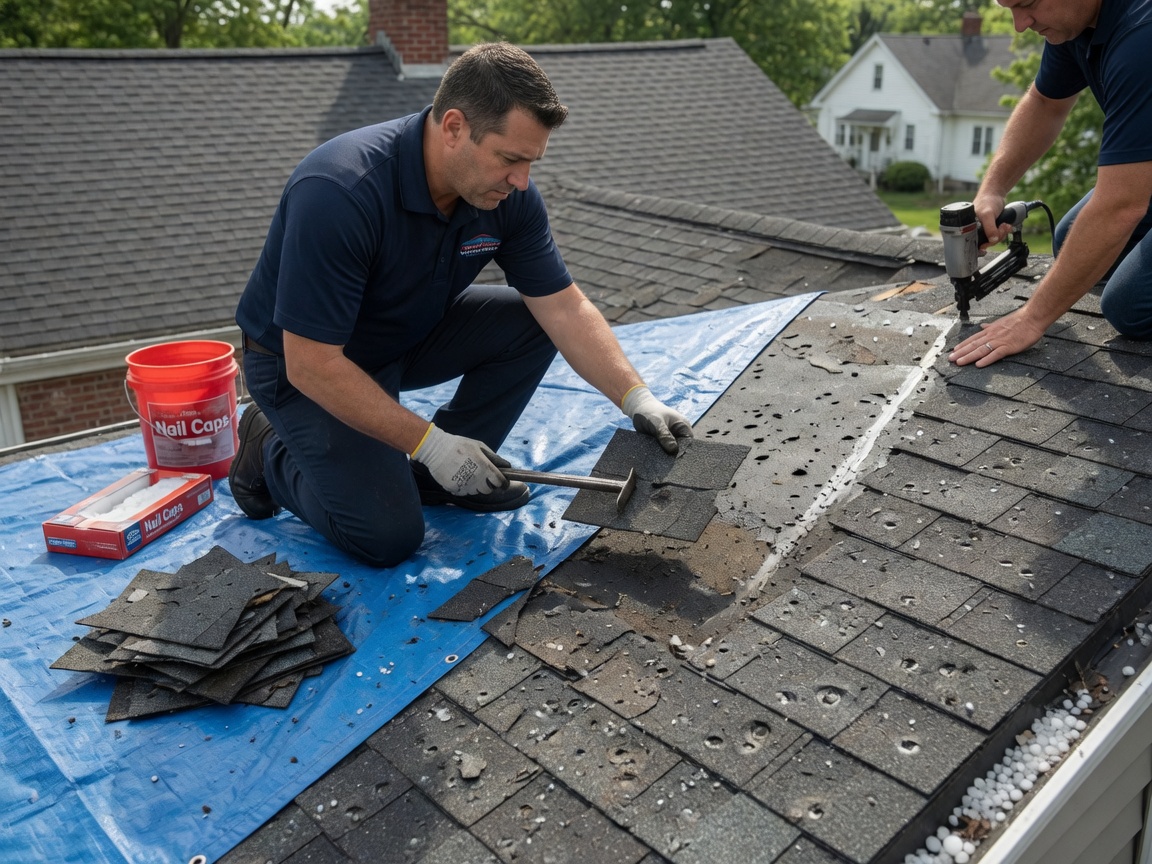 Hail damage repair services